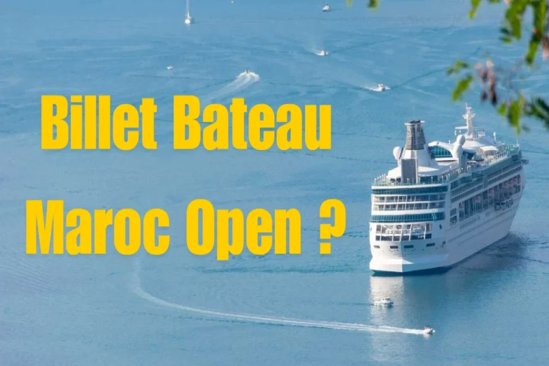 Dénicher un billet de bateau ouvert vers le Maroc